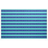 Turquoise en Navy Blue Coastal Pattern Anchors Stof (Yard (91,4 cm))