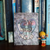 Turquoise en Paarse Buikdanseres Liefdeshart Briefkaart