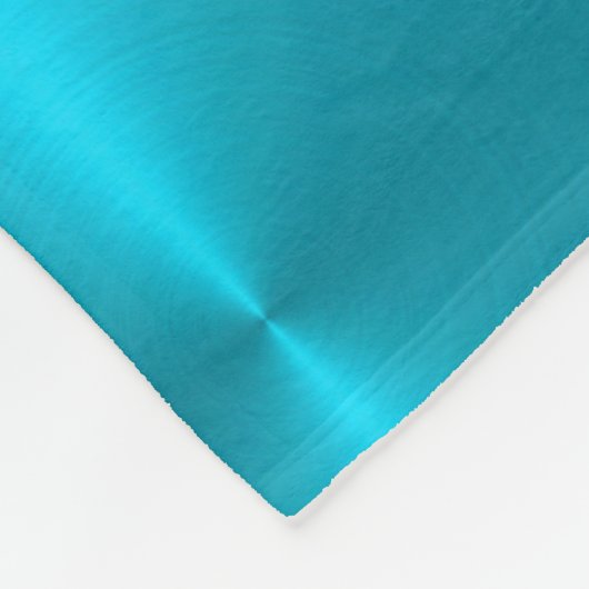 Turquoise en Paarse metallic look Squares Fleece Deken (Hoek)