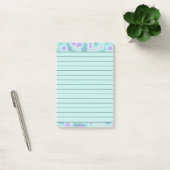 Turquoise en paarse tie-dye post-it® notes (Kantoor)