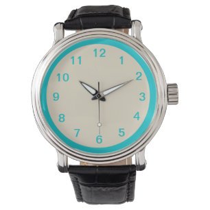 Turquoise en Pearl Horloge