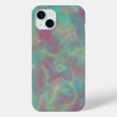 Turquoise en roze marmer Case-Mate iPhone case (Achterkant)