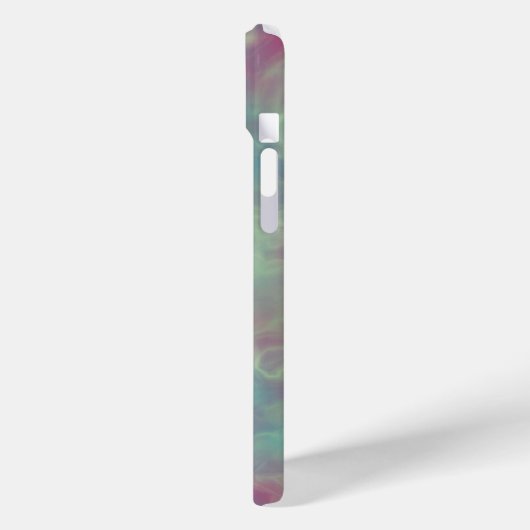 Turquoise en roze marmer Case-Mate iPhone case (Achterkant / Links)