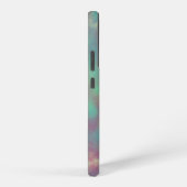 Turquoise en roze marmer samsung galaxy hoesje (Rechterkant)