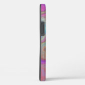 Turquoise en roze opal agate Case-Mate iPhone case (Achterkant / Rechts)