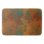 Turquoise en Rust Marmer abstract Badmat (Voorkant)