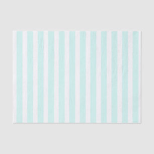 Turquoise en White Striped Boho Tissuepapier