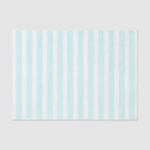 Turquoise en wit gestreepte Boho Tissuepapier (Voorkant)