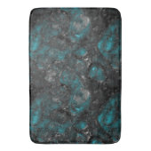 Turquoise en zilver badmat (Voorkant Verticaal)