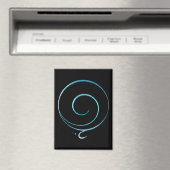 Turquoise Erkentelijkheid Magneet (Insitu (Vaatwasser))