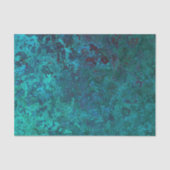 Turquoise Faux Gemstone Decoupage Tissuepapier (Voorkant)