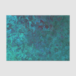 Turquoise Faux Gemstone Decoupage Tissuepapier