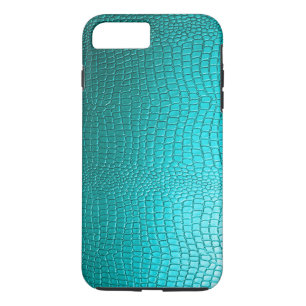 Turquoise Faux Leather Snake-Skin look Case-Mate iPhone Case