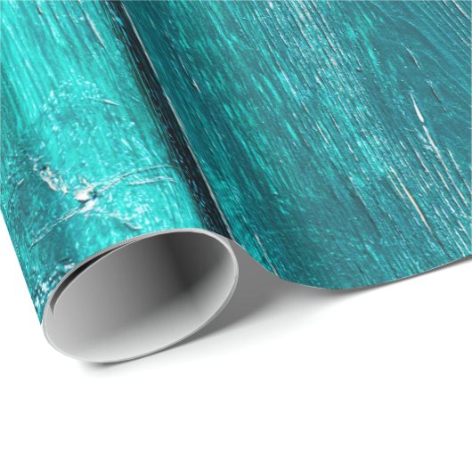 Turquoise Fence Cadeaupapier (Rol Hoek)