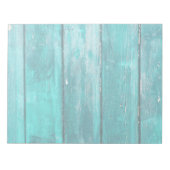 Turquoise Fence Notitieblok (Voorkant)