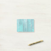 Turquoise Fence Post-it® Notes (Op bureau)