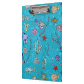 Turquoise Fish Pattern Klembord (Links)