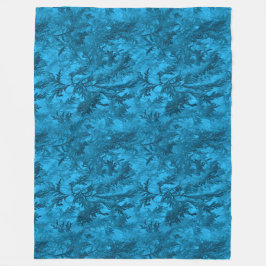 Turquoise Fleece Blanket Deken