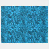 Turquoise Fleece Blanket Deken (Voorkant (Horizontaal))