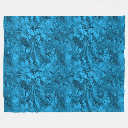 Turquoise Fleece Blanket Deken (Voorkant (Horizontaal))
