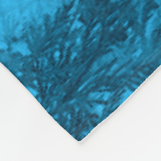 Turquoise Fleece Blanket Deken (Hoek)