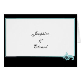 Turquoise Fleur de lis