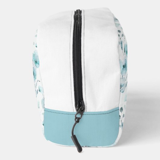  Turquoise Floral Pattern Toilettasje (Rechts)
