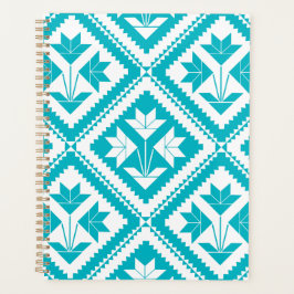 Turquoise Floral Quilt Planner