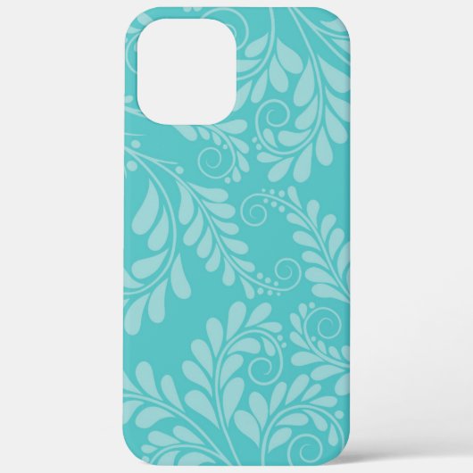 Turquoise Florist Phone Case (Achterkant)