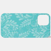 Turquoise Florist Phone Case (Achterkant (horizontaal))