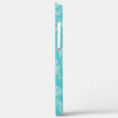 Turquoise Florist Phone Case (Achterkant / Links)