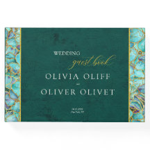 Turquoise Flowers Emerald Wedding