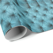 Turquoise fluwelen bank close-up cadeaupapier (Rol Hoek)