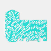 Turquoise Forest Bedankdoosjes (Uitgevouwen)
