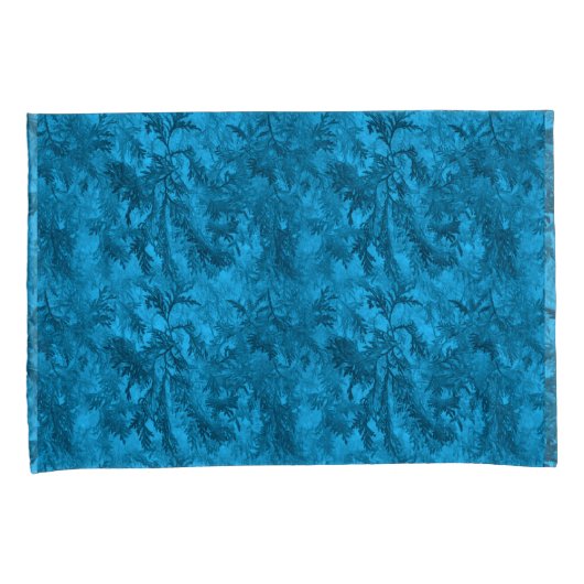 Turquoise Forest Pillowcases (set van 2-standaard) Kussensloop (Voorkant-Rechts)