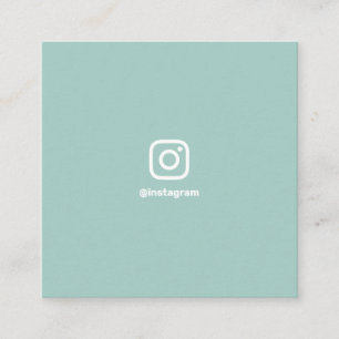 Turquoise fotograaf social media Instagram Contactkaartje
