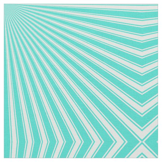 Turquoise Funky Sun Rays Achtergrond Stof (Close Up)