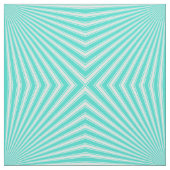 Turquoise Funky Sun Rays Achtergrond Stof (Swatch)