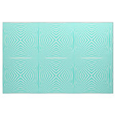 Turquoise Funky Sun Rays Achtergrond Stof (Fat Quarter)