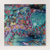 Turquoise Gekke Milly Dream Puzzle Legpuzzel (Horizontaal)