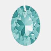 Turquoise Gem Ornament (Voorkant links)