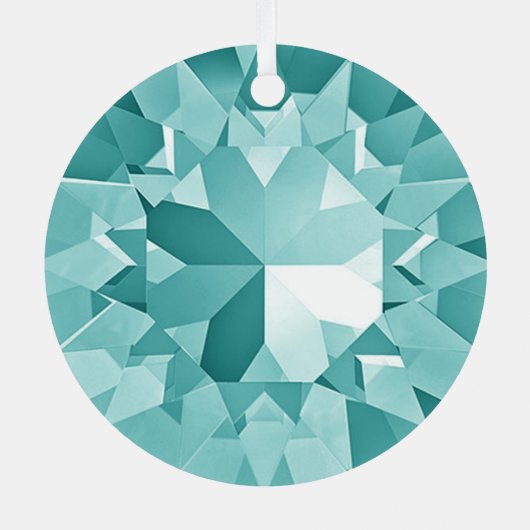 Turquoise Gem Ornament (Achterkant)