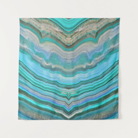 turquoise gem wandkleed (Voorkant)