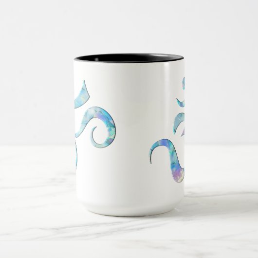 Turquoise gemarmerde Om Mok (Midden)