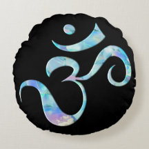 Turquoise gemarmerde Om