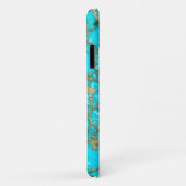 Turquoise Gemstone iPhone Case (Achterkant/rechts)