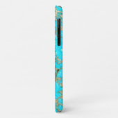 Turquoise Gemstone iPhone Case (Achterkant/links)