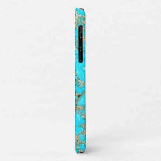 Turquoise Gemstone iPhone Case (Achterkant/links)