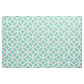Turquoise Geometric Pattern Fabric Stof (Fat Quarter)