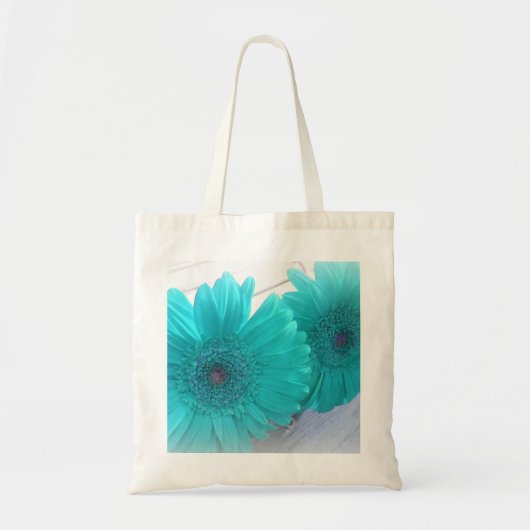 Turquoise Gerbera Tas (Voorkant)